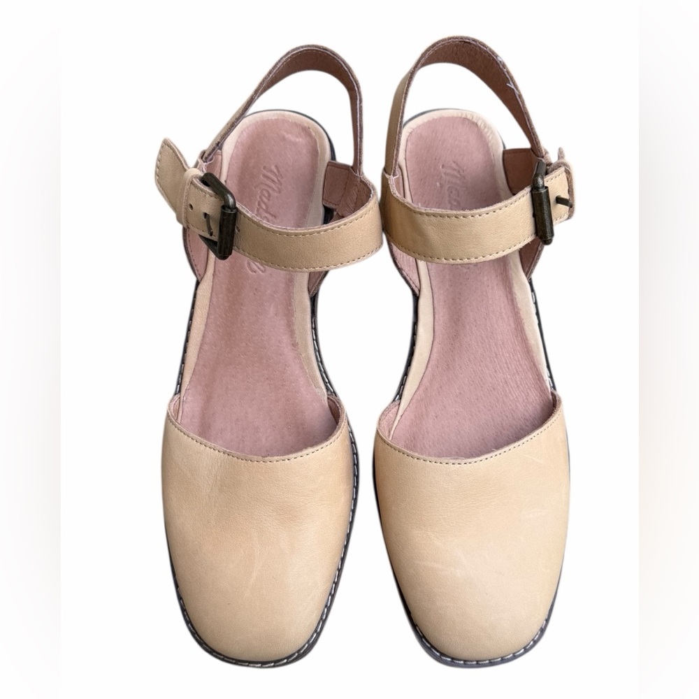 Madewell The Claudie Lugsole Mary Jane, Earthen Sand color. Size 7 - Picture 4 of 8